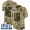 #16 Limited Jared Goff Camo Nike NFL Men’s Jersey Los Angeles Rams 2018 Salute to Service Super Bowl LIII Bound