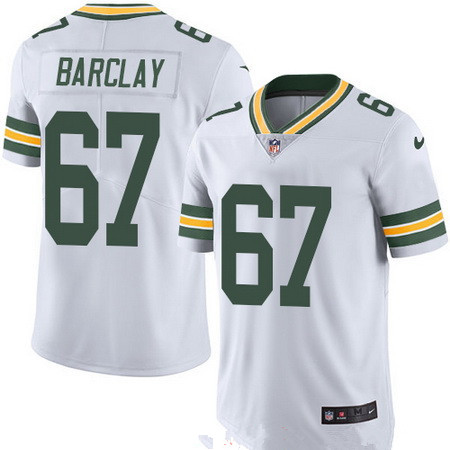 Men’s Green Bay Packers #67 Don Barclay White 2016 Color Rush Stitched NFL Nike Limited Jersey
