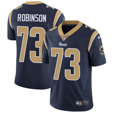 Nike Los Angeles Rams #73 Greg Robinson Navy Blue Team Color Men’s Stitched NFL Vapor Untouchable Limited Jersey