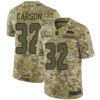 Nike Seahawks 32 Chris Carson Camo Men’s Stitched NFL Limited 2018 Salute To Service Jersey