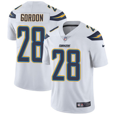 Nike San Diego Chargers #28 Melvin Gordon White Men’s Stitched NFL Vapor Untouchable Limited Jersey