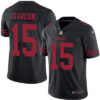 Nike 49ers #15 Pierre Garcon Black Men’s Stitched NFL Limited Rush Jersey