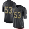 Men’s Green Bay Packers #53 Nick Perry Black Anthracite 2016 Salute To Service Stitched NFL Nike Limited Jersey