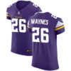 Men’s Nike Minnesota Vikings #26 Trae Waynes Purple Team Color Stitched NFL Vapor Untouchable Elite Jersey
