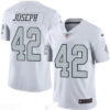 Men’s Oakland Raiders #42 Karl Joseph White 2016 Color Rush Stitched NFL Nike Limited Jersey