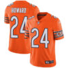 Nike Chicago Bears #24 Jordan Howard Orange Men’s Stitched NFL Limited Rush Jersey
