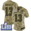 Women’s New England Patriots #13 Phillip Dorsett Camo Nike NFL 2018 Salute to Service Super Bowl LIII Bound Limited Jersey