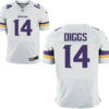 Men’s Minnesota Vikings #14 Stefon Diggs White Road NFL Nike Elite Jersey