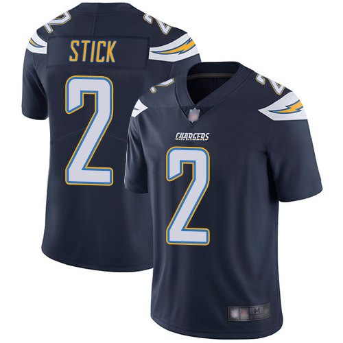 Chargers #2 Easton Stick Navy Blue Team Color Men’s Stitched Football Vapor Untouchable Limited Jersey