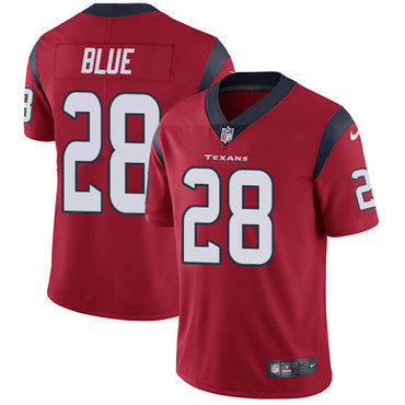 Nike Houston Texans #28 Alfred Blue Red Alternate Men’s Stitched NFL Vapor Untouchable Limited Jersey