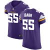 Men’s Nike Minnesota Vikings #55 Anthony Barr Purple Team Color Stitched NFL Vapor Untouchable Elite Jersey