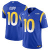 Men’s Los Angeles Rams #10 Cooper Kupp Blue 2023 F.U.S.E. With 4-Star C Patch Vapor Vapor Limited Football Stitched Jersey