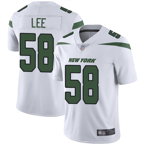 New York Jets #58 Darron Lee White Men’s Stitched Football Vapor Untouchable Limited Jersey