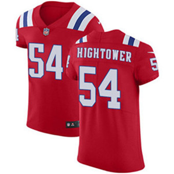 Men’s Nike New England Patriots #54 Dont’a Hightower Red Alternate Stitched NFL Vapor Untouchable Elite Jersey