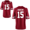Men’s San Francisco 49ers #15 Pierre Garcon Scarlet Red Team Color Stitched NFL Nike Game Jersey