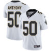 Nike New Orleans Saints #50 Stephone Anthony White Men’s Stitched NFL Vapor Untouchable Limited Jersey