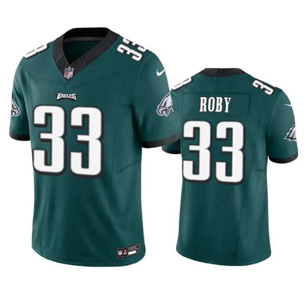 Men’s Philadelphia Eagles #33 Bradley Roby Green 2023 F.U.S.E. Vapor Untouchable Limited Football Stitched Jersey