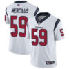 Texans #59 Whitney Mercilus White Men’s Stitched Football Vapor Untouchable Limited Jersey