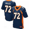 Men’s 2017 NFL Draft Denver Broncos #72 Garett Bolles Navy Blue Alternate Stitched NFL Nike Elite Jersey