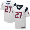 Men’s Houston Texans #27 Quintin Demps White Road NFL Nike Elite Jersey
