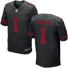 Men’s San Francisco 49ers #1 Robbie Gould Black Alternate Stitched NFL Nike Elite Jersey