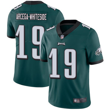 Eagles #19 JJ Arcega-Whiteside Midnight Green Team Color Men’s Stitched Football Vapor Untouchable Limited Jersey