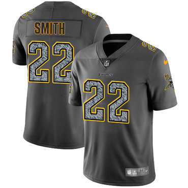 Nike Vikings #22 Harrison Smith Gray Static Men’s Stitched NFL Vapor Untouchable Limited Jersey