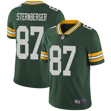 Packers #87 Jace Sternberger Green Team Color Men’s Stitched Football Vapor Untouchable Limited Jersey