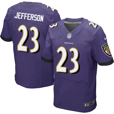 Nike Ravens #23 Tony Jefferson Purple Team Color Men’s Stitched NFL New Elite Jersey