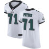 Men’s Nike Philadelphia Eagles #71 Jason Peters White Stitched NFL Vapor Untouchable Elite Jersey