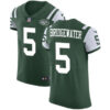 Nike New York Jets #5 Teddy Bridgewater Green Team Color Men’s Stitched NFL Vapor Untouchable Elite Jersey