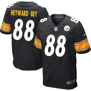 Men’s Pittsburgh Steelers #88 Darrius Heyward-Bey Black Team Color NFL Nike Elite Jersey