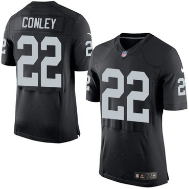 Nike Oakland Raiders #22 Gareon Conley Black Team Color Men’s Stitched NFL New Elite Jersey