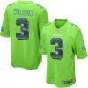 Nike Seahawks #3 Russell Wilson Green Alternate Men’s Stitched NFL Limited Strobe Jersey