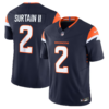 Men’s Denver Broncos #2 Pat Surtain II Navy 2024 Draft F.U.S.E. Vapor Limited Football Stitched Jersey