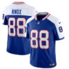 Men’s Buffalo Bills #88 Dawson Knox Blue White 2023 F.U.S.E. Throwback Vapor Untouchable Limited Football Stitched Jersey