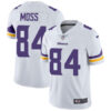 Nike Minnesota Vikings #84 Randy Moss White Men’s Stitched NFL Vapor Untouchable Limited Jersey
