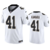 Men’s New Orleans Saints #41 Alvin Kamara White 2023 F.U.S.E. Vapor Untouchable Limited Stitched Jersey