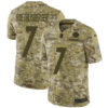 Nike Steelers #7 Ben Roethlisberger Camo Men’s Stitched NFL Limited 2018 Salute To Service Jersey