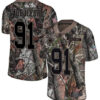 Dallas Cowboys #91 L. P. Ladouceur Men’s Camo Limited Rush Realtree Football Jersey