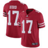 49ers #17 Jalen Hurd Red Team Color Men’s Stitched Football Vapor Untouchable Limited Jersey