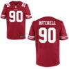 Men’s San Francisco 49ers #90 Earl Mitchell Scarlet Red Team Color Stitched NFL Nike Elite Jersey