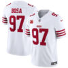 Men’s San Francisco 49ers #97 Nick Bosa White 2023 F.U.S.E. With 1-Star C Patch Vapor Untouchable Limited Football Stitched Jersey