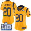 Women’s Los Angeles Rams #20 Lamarcus Joyner Gold Nike NFL Rush Vapor Untouchable Super Bowl LIII Bound Limited Jersey