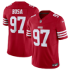 Men’s San Francisco 49ers #97 Nick Bosa Red 2023 F.U.S.E. Vapor Untouchable Limited Stitched Football Jersey