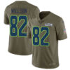 Nike Seattle Seahawks #82 Luke Willson Olive Men’s Stitched NFL Limited 2017 Salute to Service Jersey