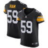 Nike Steelers #59 Jack Ham Black Alternate Men’s Stitched NFL Vapor Untouchable Elite Jersey