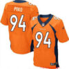 Men’s Denver Broncos #94 Domata Peko Orange Team Color Stitched NFL Nike Elite Jersey