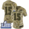#15 Limited Chris Hogan Camo Nike NFL Women’s Jersey New England Patriots 2018 Salute to Service Super Bowl LIII Bound