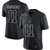 Men’s Dallas Cowboys #11 Micah Parsons Black Reflective Limited Stitched Football Jersey